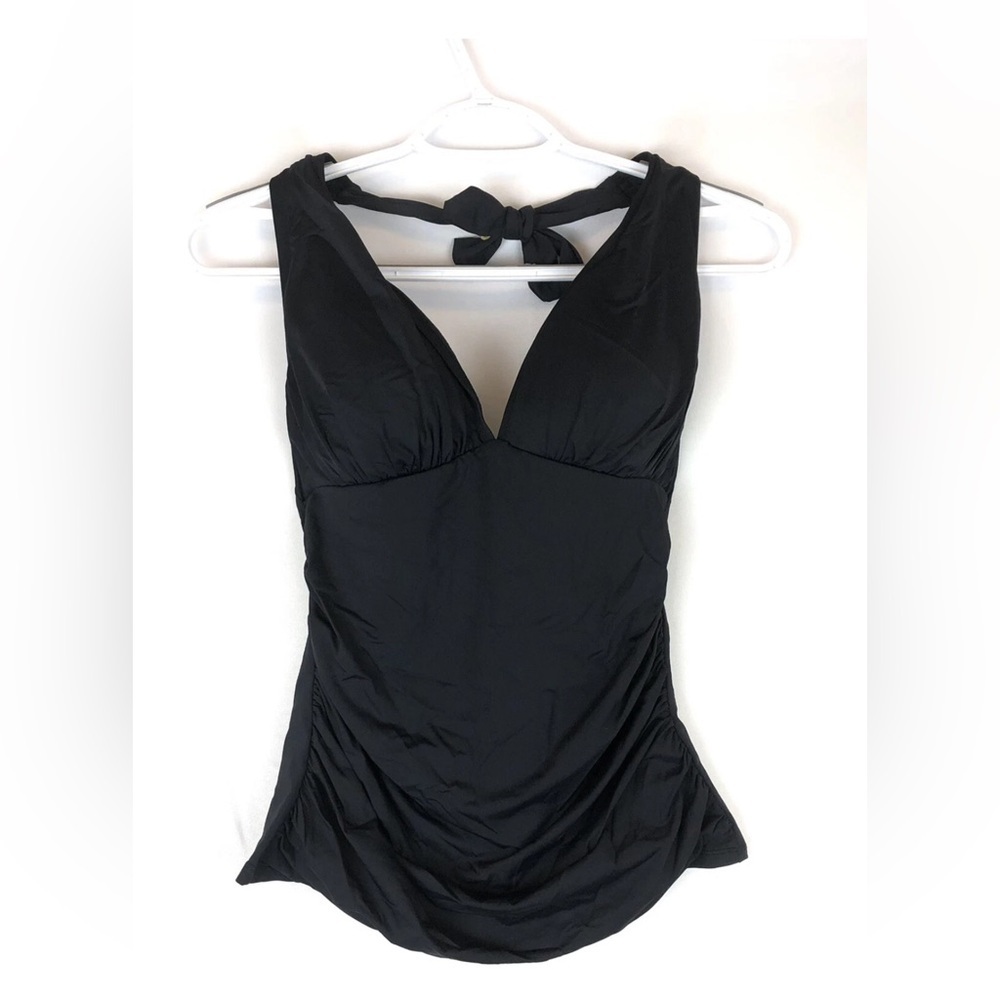 Bleu Rod Beattie Kore Tops Women’s Black Halter Tankini, Size 6